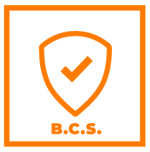 Icon bcs Oberflächenschutz mit Rahmen